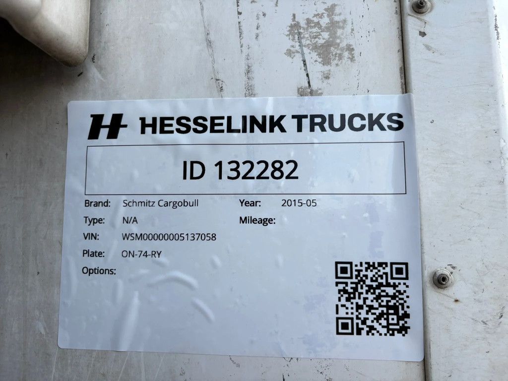 Schmitz Cargobull N/A Carrier Vector 1550 D+E 250H 265B APK/TUV 11-2026