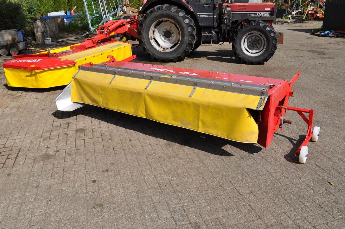 Pottinger schijvenmaaier met kneuzer