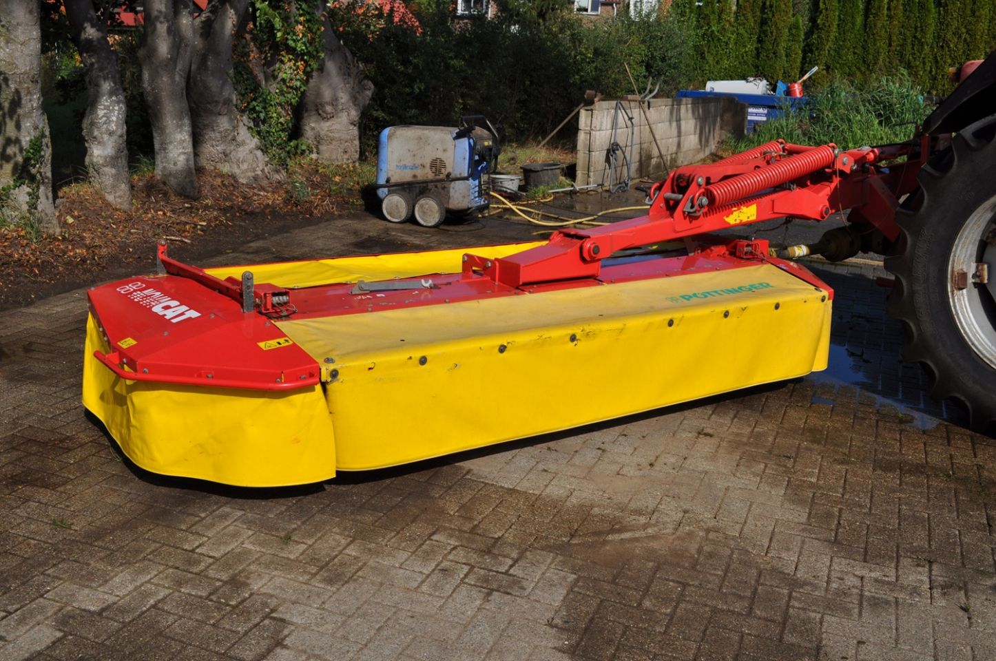 Pottinger schijvenmaaier met kneuzer