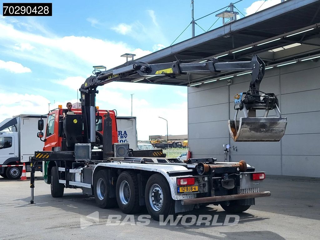 Ginaf GINAF X6 4336CHFE 8X6 NL-Truck 8x6 Tajfun L170 Z3 Crane + VDL S-25-6200 containersystem Lift+Steering axle