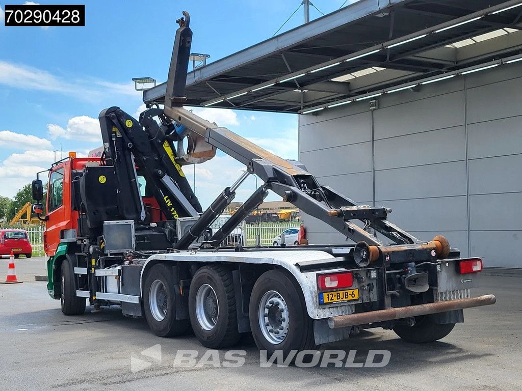 Ginaf GINAF X6 4336CHFE 8X6 NL-Truck 8x6 Tajfun L170 Z3 Crane + VDL S-25-6200 containersystem Lift+Steering axle
