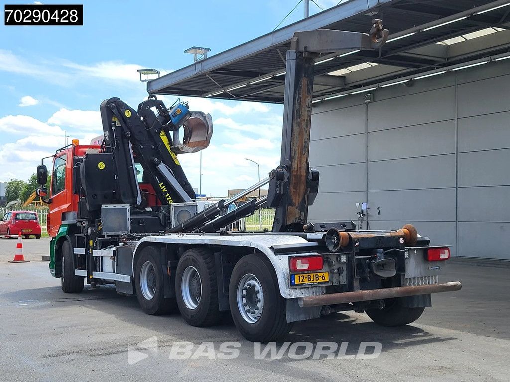 Ginaf GINAF X6 4336CHFE 8X6 NL-Truck 8x6 Tajfun L170 Z3 Crane + VDL S-25-6200 containersystem Lift+Steering axle