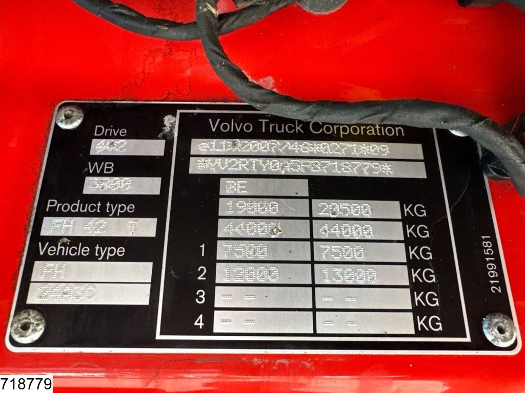 Volvo FH 460 EURO 6, PTO, Hydraulic