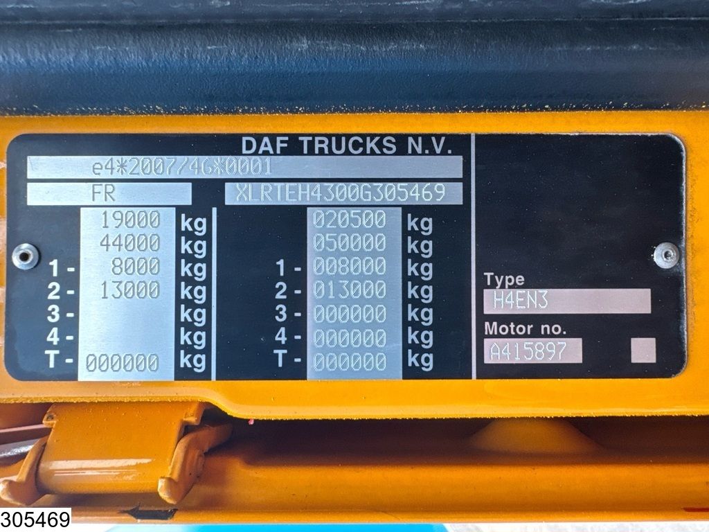 DAF XF 480 EURO 6, ACC, Standairco