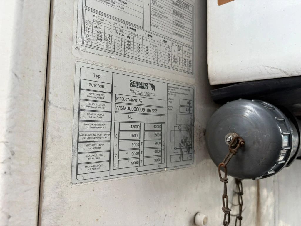 Schmitz Cargobull N/A Thermo King SLXi Multi temp Spectrum NL Trailer APK/TUV 07-2027