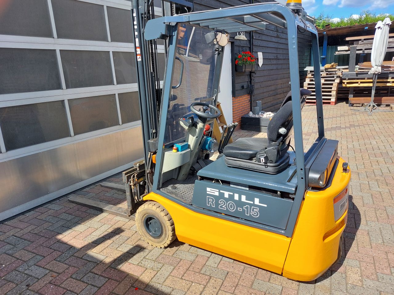 Still R20-15 triplex sideshift vork spreider 2005
