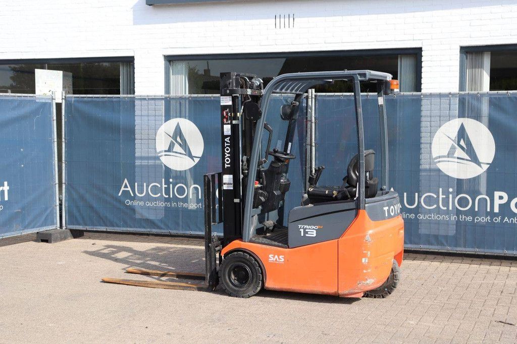 Toyota 7FBEST13 Electric Forklift 1250kg 4.7m 2017