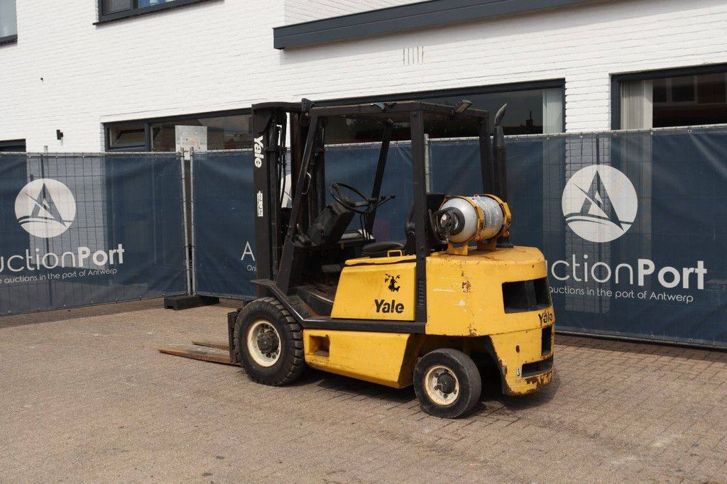 Gabelstapler Yale GLP25-E2185 LPG 2500kg 4,85m 1991