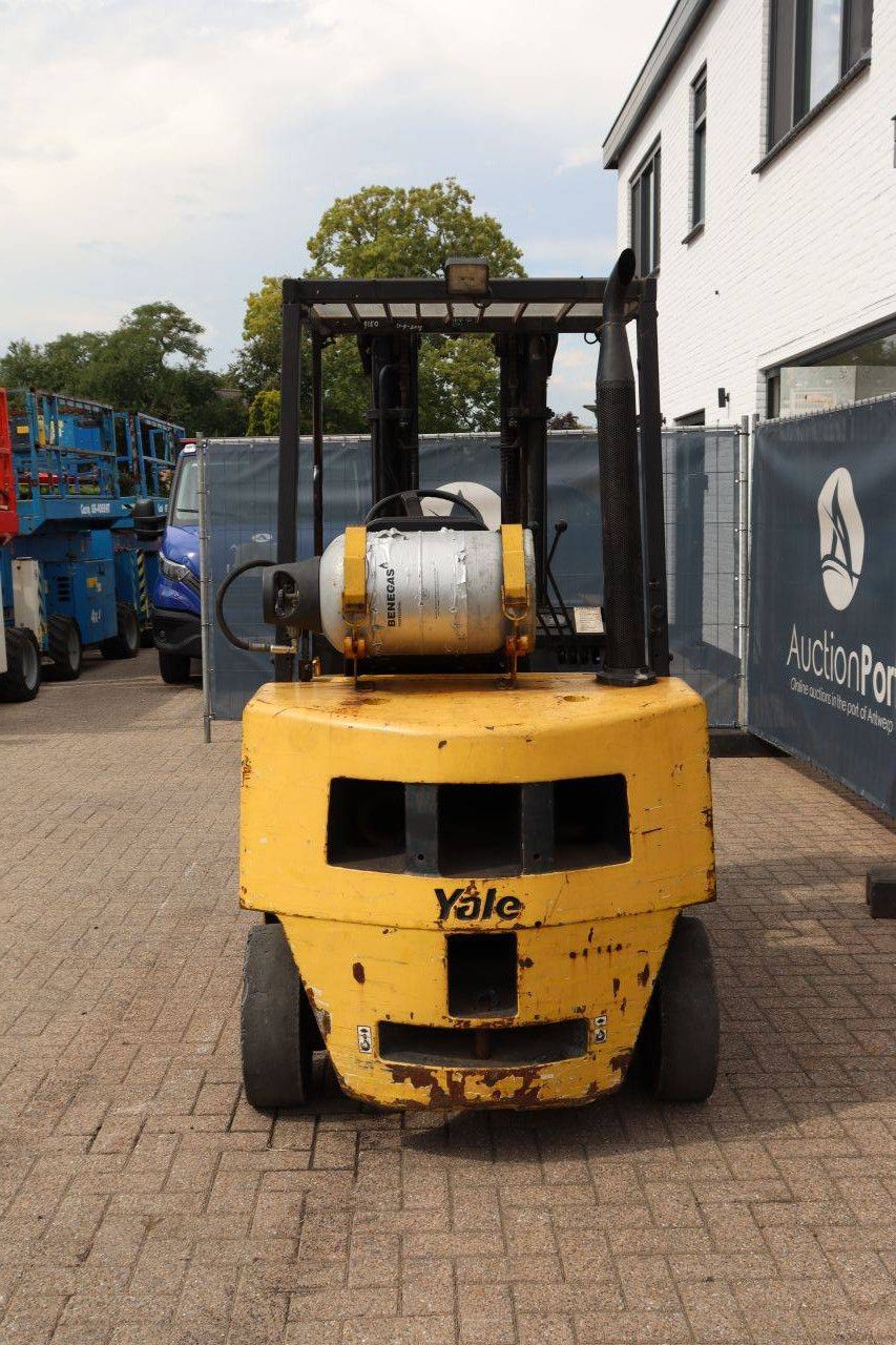 Gabelstapler Yale GLP25-E2185 LPG 2500kg 4,85m 1991