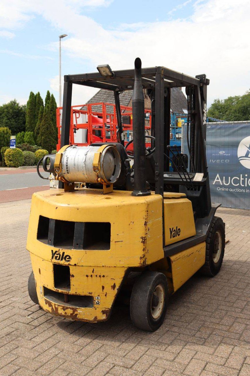 Gabelstapler Yale GLP25-E2185 LPG 2500kg 4,85m 1991