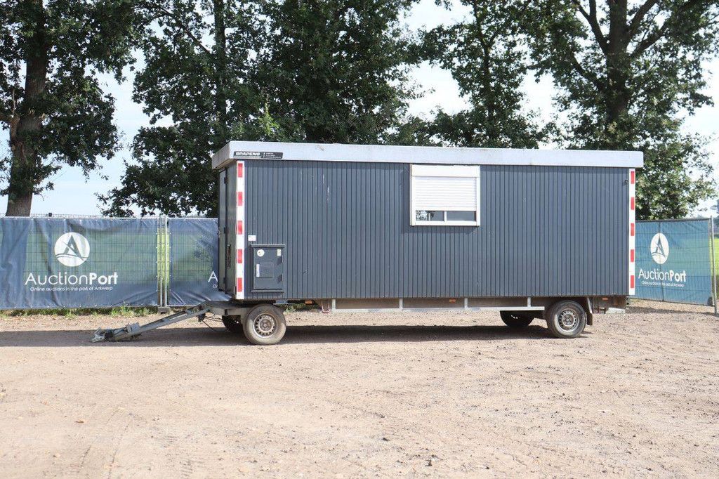 Kuiper ASS2 450kg Sozialcontainer, Baujahr 2009, auf Anhänger