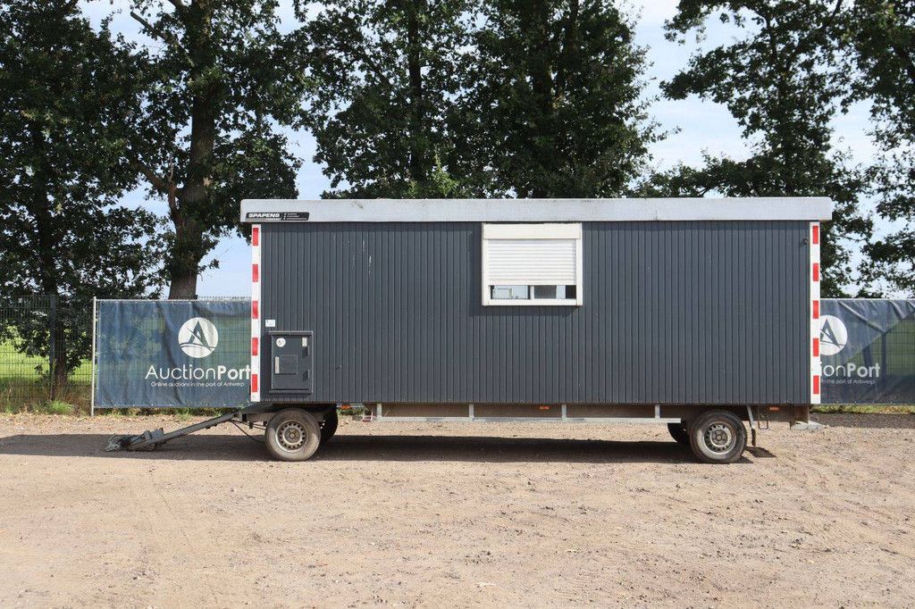Kuiper ASS2 450kg Sozialcontainer, Baujahr 2009, auf Anhänger