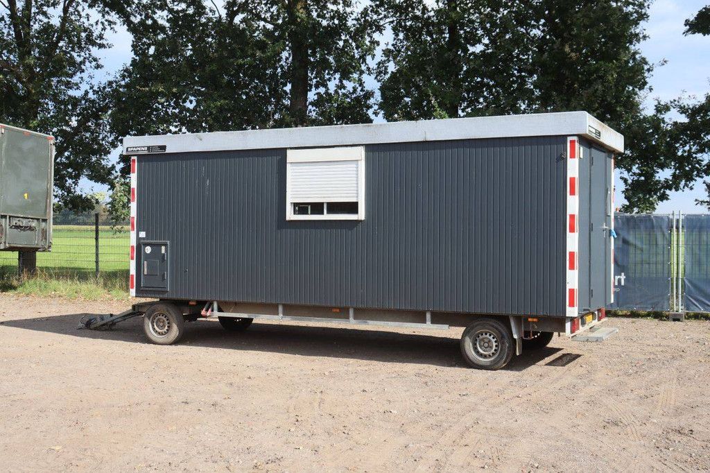 Kuiper ASS2 450kg Sozialcontainer, Baujahr 2009, auf Anhänger