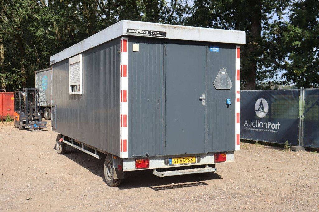 Kuiper ASS2 450kg Sozialcontainer, Baujahr 2009, auf Anhänger