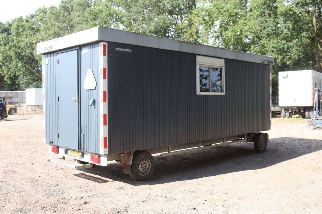 Kuiper ASS2 450kg Sozialcontainer, Baujahr 2009, auf Anhänger