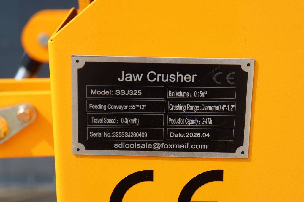Crusher SDLOOL SK-SSJ325 Petrol 2026 New