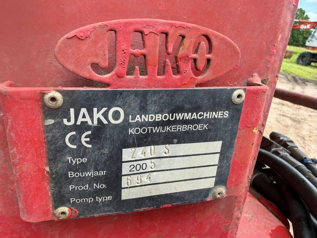 Agricultural tipper Jako Tiger 240SK 2005