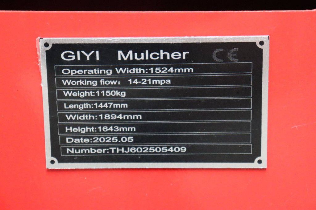 Hydraulischer Schlegelmäher GIYI 2025