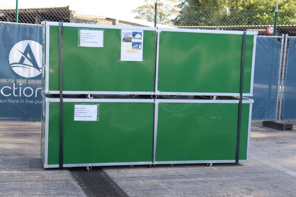 Lagerzelt 408020R 12,2 x 24 x 6,1 m, 2 Stück