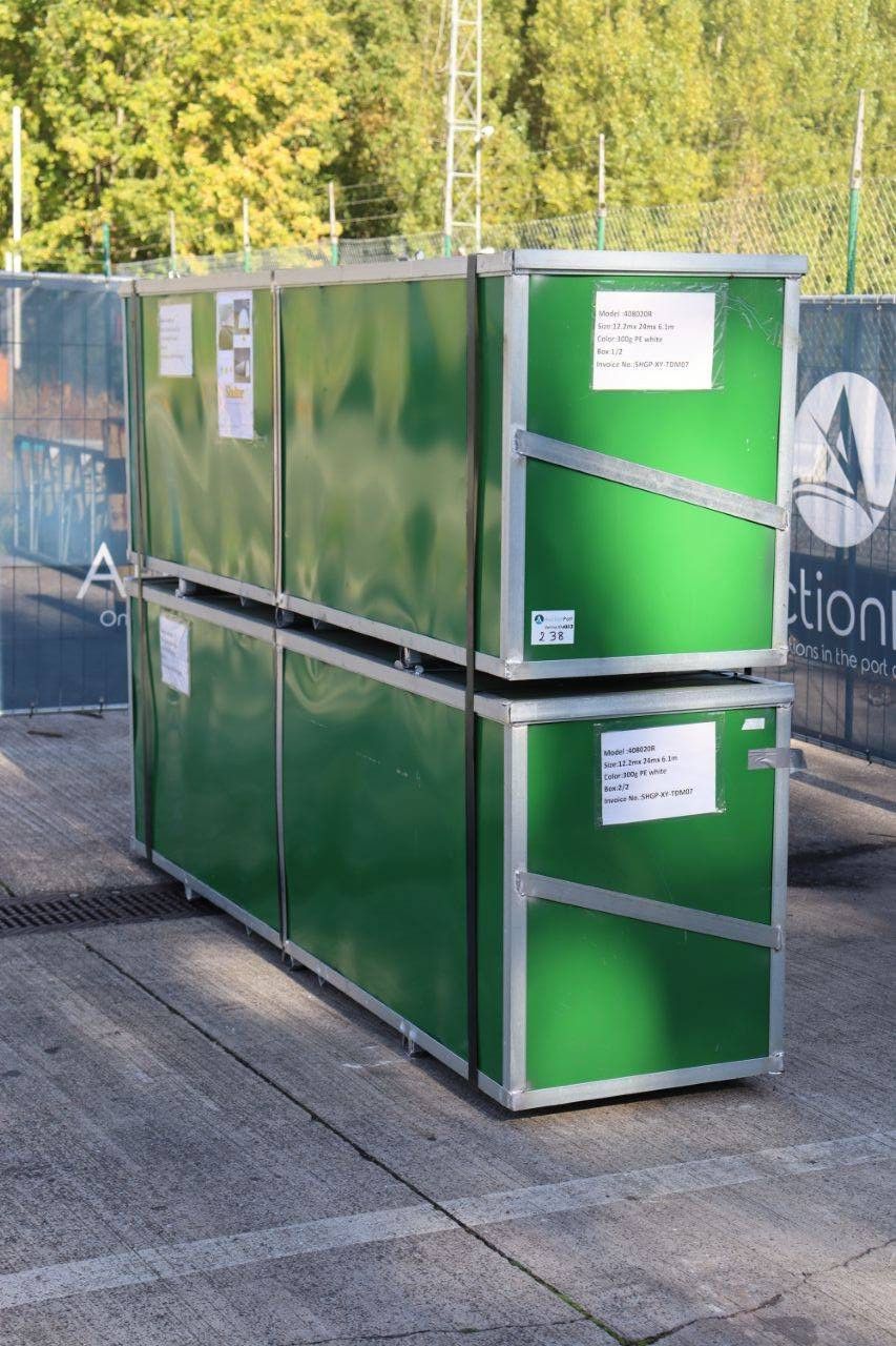 Lagerzelt 408020R 12,2 x 24 x 6,1 m, 2 Stück