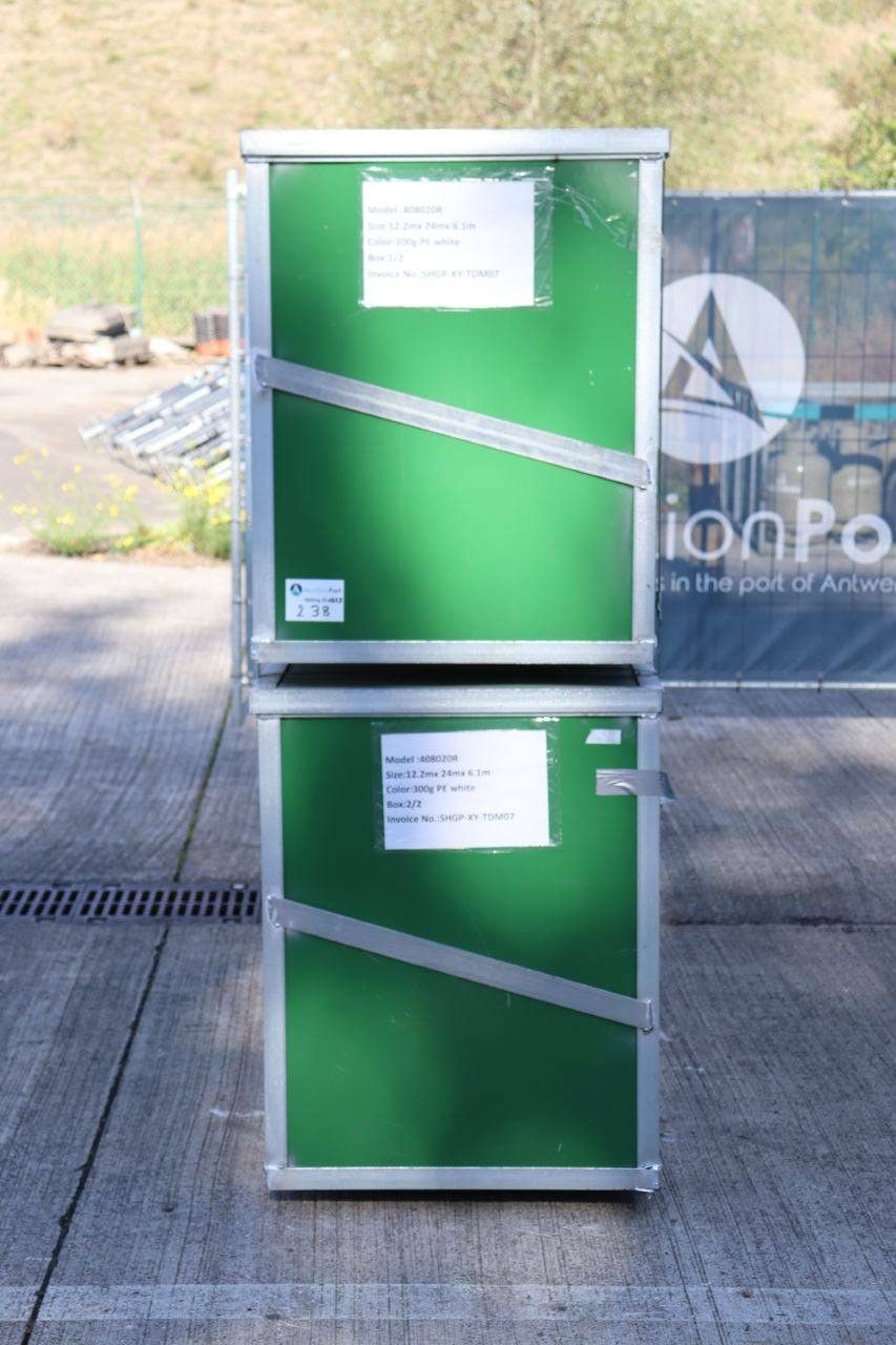 Lagerzelt 408020R 12,2 x 24 x 6,1 m, 2 Stück