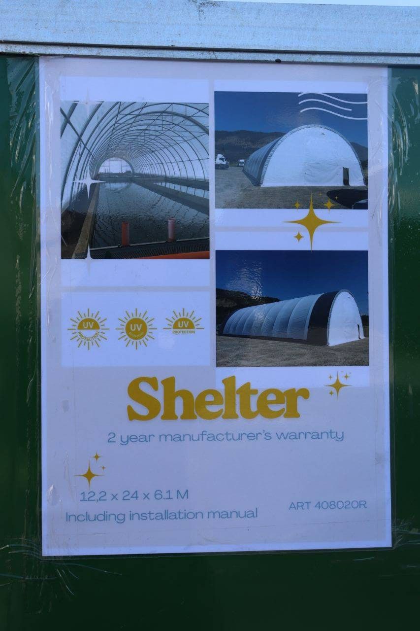 Lagerzelt 408020R 12,2 x 24 x 6,1 m, 2 Stück
