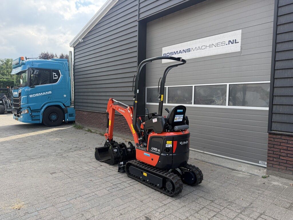 Kubota U10 minigraver DEMO 2023 10 uur €295 LEASE