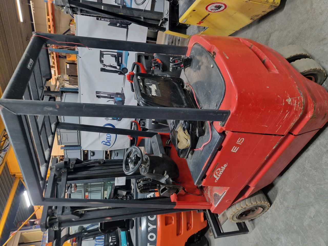 Electrische heftruck linde e15