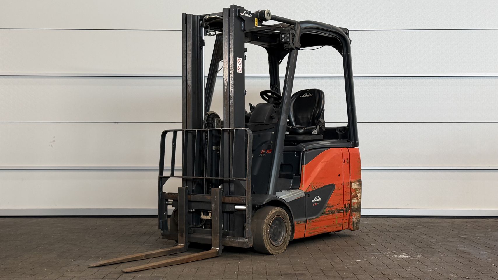Elektrische heftruck Linde E16H-02, Triplex, Sideshift