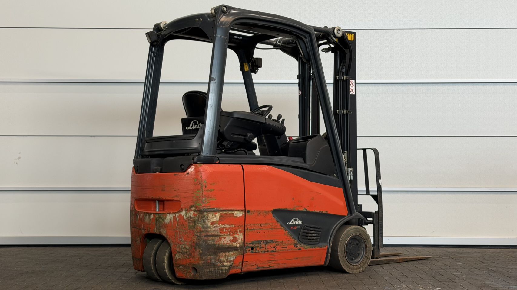 Elektrische heftruck Linde E16H-02, Triplex, Sideshift