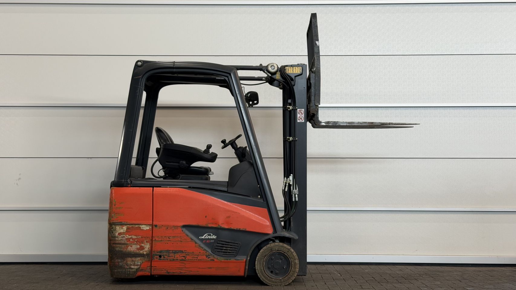 Elektrische heftruck Linde E16H-02, Triplex, Sideshift