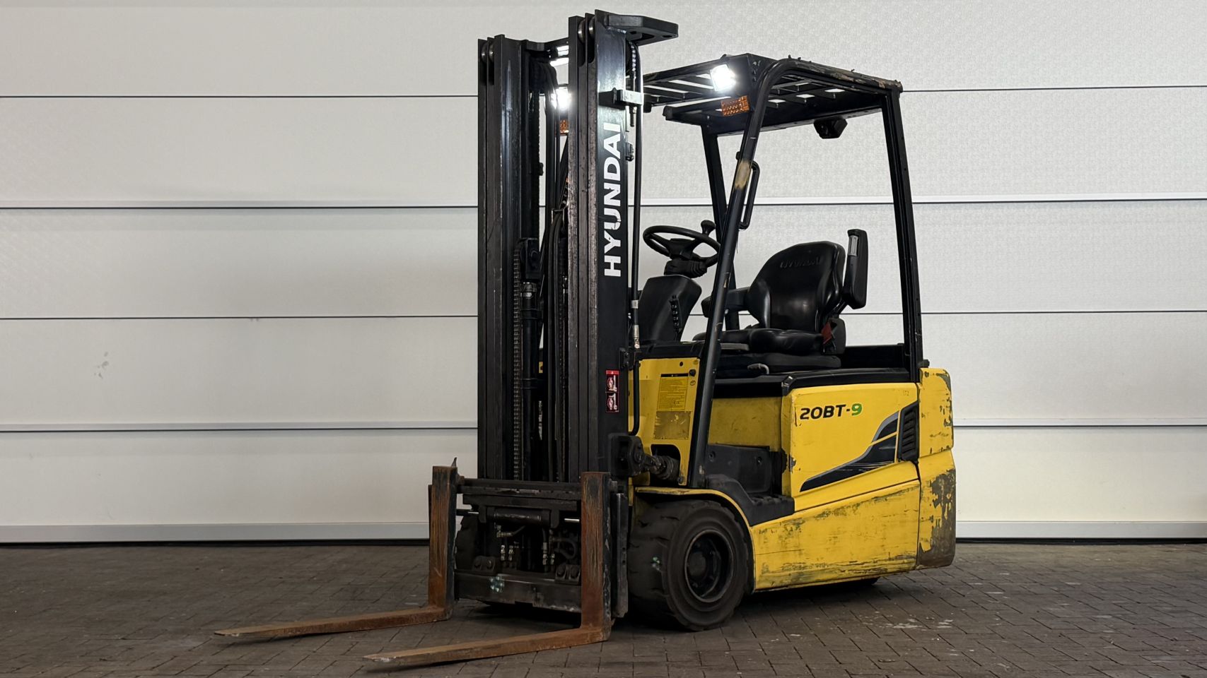 Elektrische heftruck Hyundai 20BT-9, Triplex, Sideshift