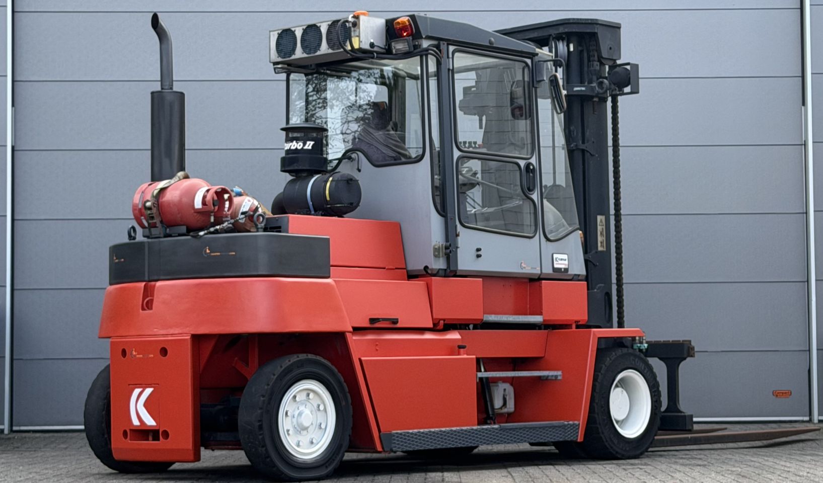 LPG heftruck Kalmar GCD80-9, Triplex, 8 tonner