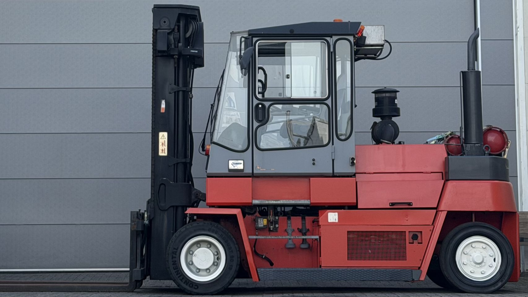 LPG heftruck Kalmar GCD80-9, Triplex, 8 tonner