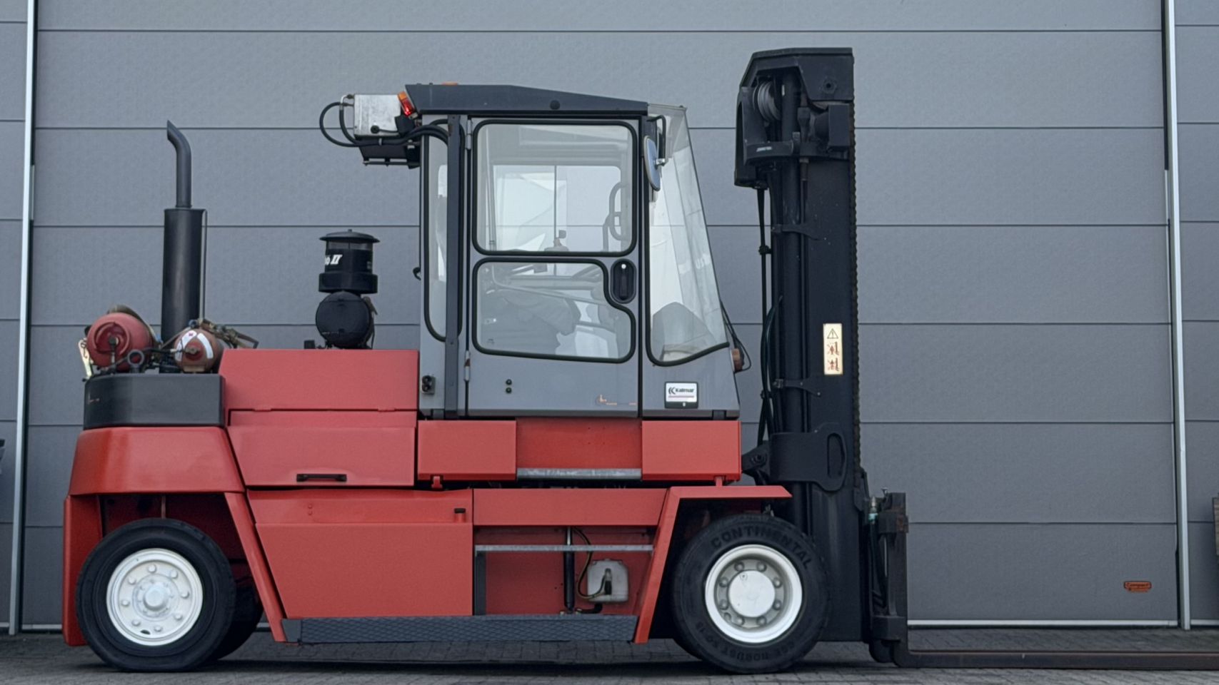 LPG heftruck Kalmar GCD80-9, Triplex, 8 tonner