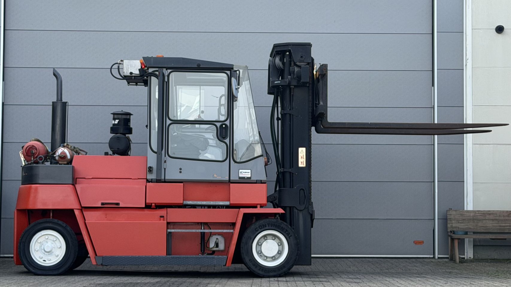 LPG heftruck Kalmar GCD80-9, Triplex, 8 tonner