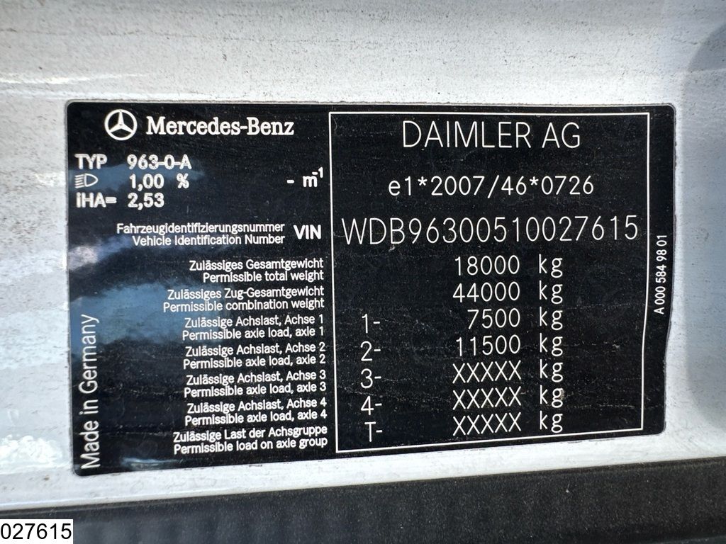 Mercedes Actros 1843 EURO 5, Lohr, Multilohr, Retarder, Combi