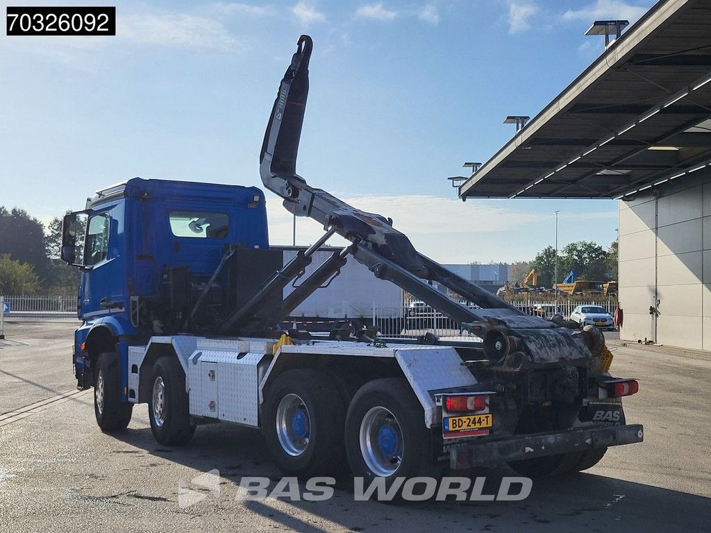 Mercedes Arocs 3245 8X4 HIAB XR26Z56 containersystem Steel Suspension Big-Axle Retarder Euro 6