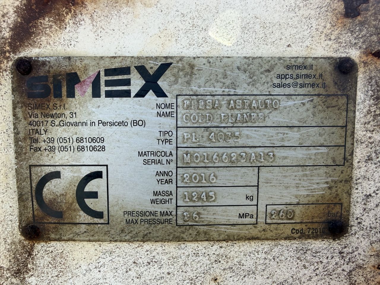 Simex PL4035 Asfaltfrees Shovel