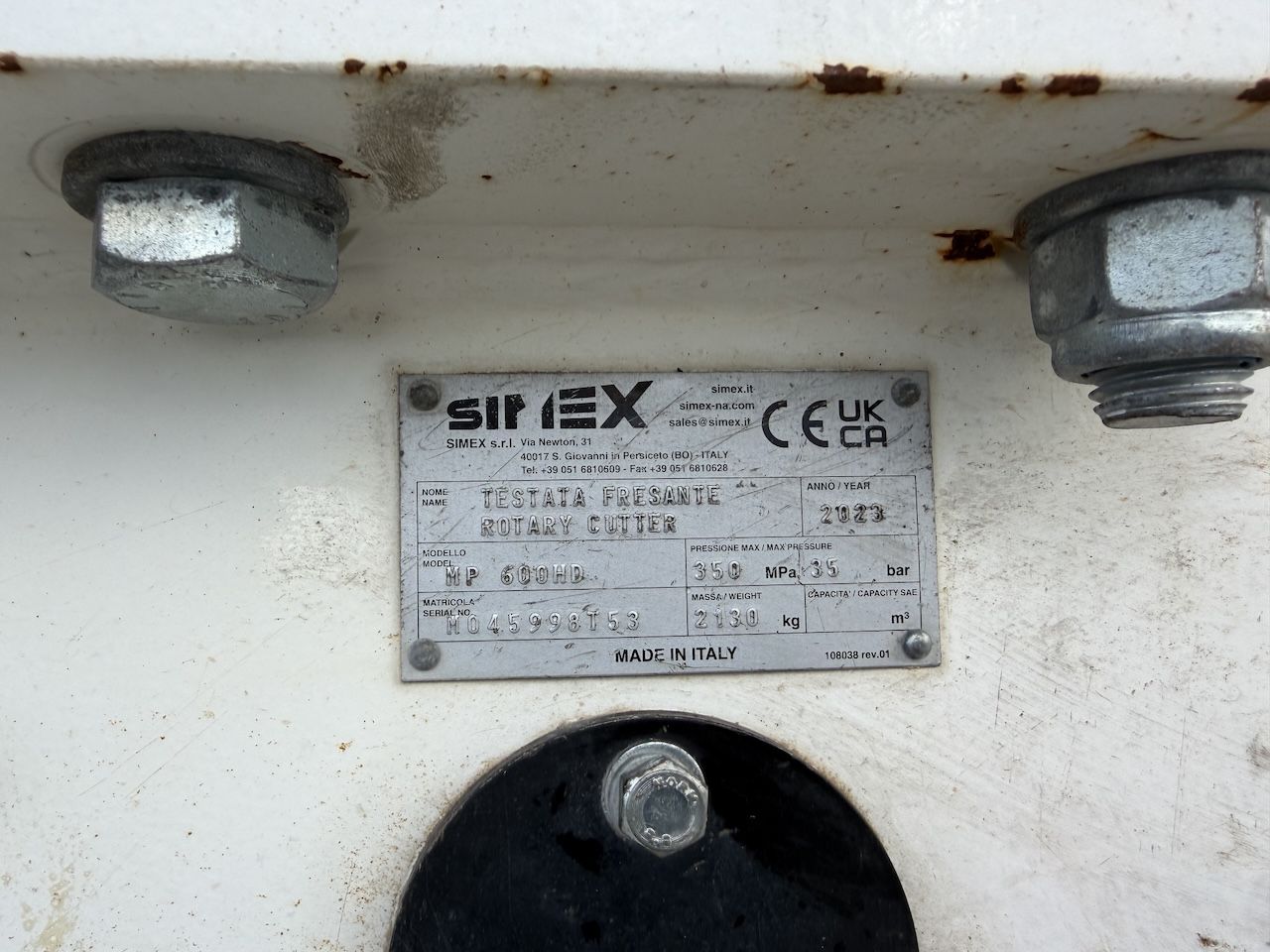 Simex HP600 HD Asfaltfrees kraan