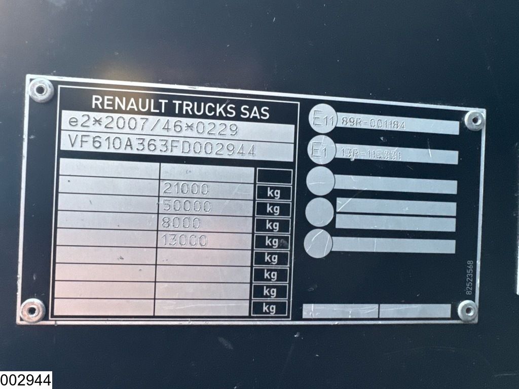 Renault T High 520 EURO 6, Standairco
