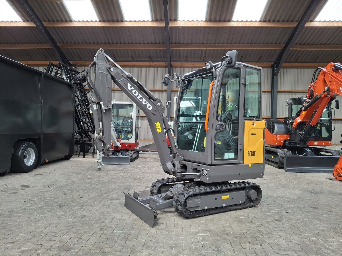 Volvo EC18E, minigraver, minikraan, BJ2025, Nieuw!