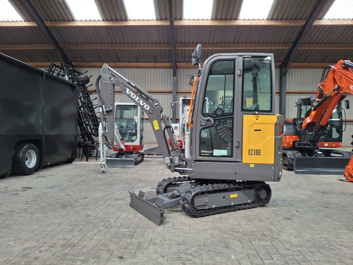 Volvo EC18E, minigraver, minikraan, BJ2025, Nieuw!