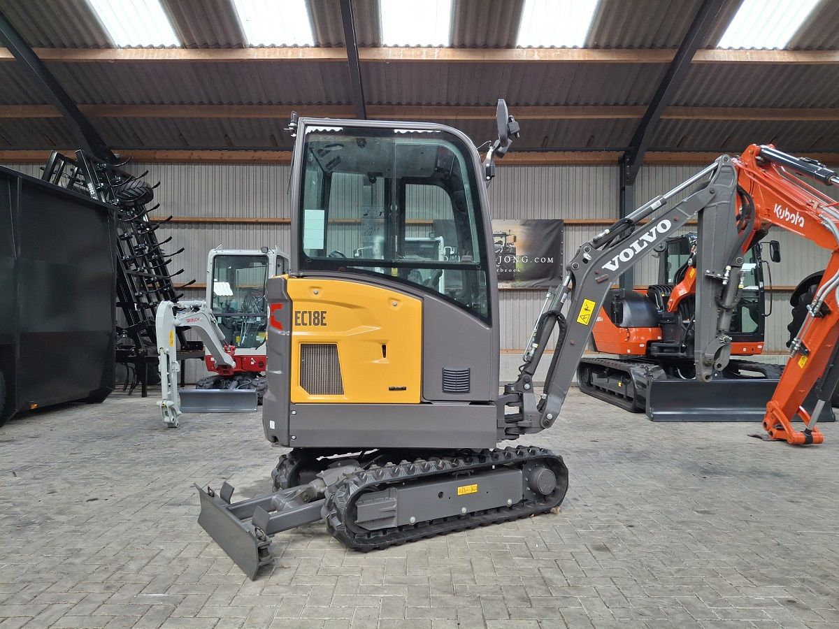 Volvo EC18E, minigraver, minikraan, BJ2025, Nieuw!