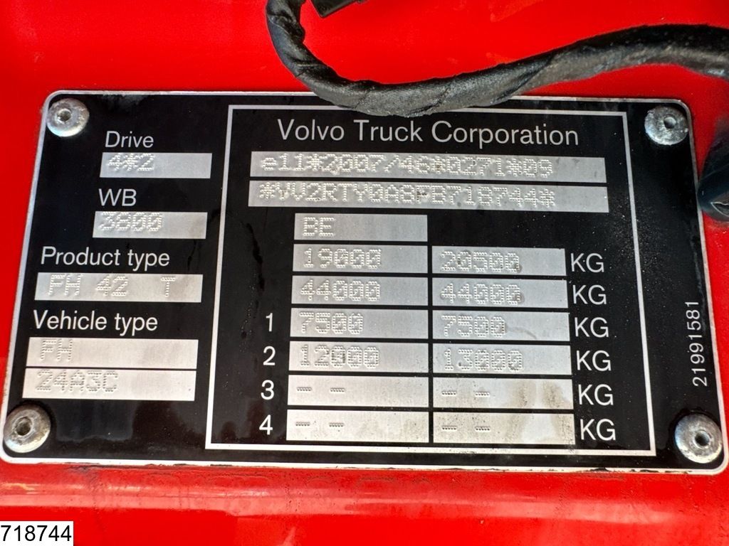 Volvo FH 460 EURO 6, PTO, Hydraulic