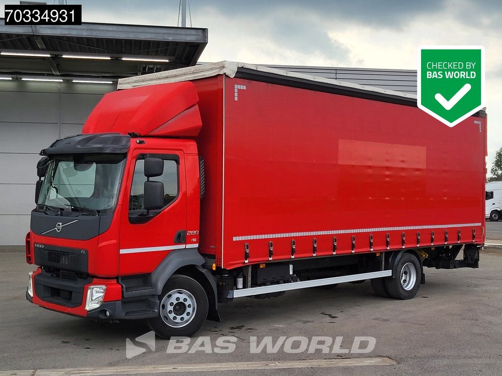 Volvo FL 280 4X2 16tonner Curtainsides 1500kg Ladebordwand Automatic Euro 6