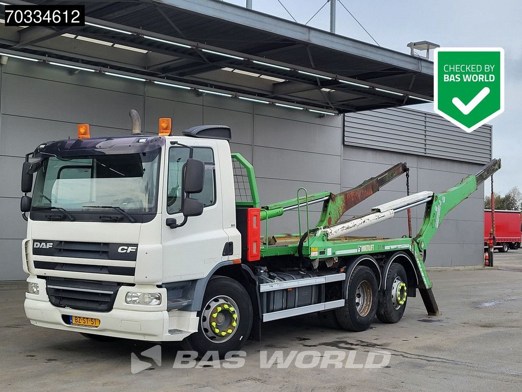 DAF CF75.310 6X2 NL-truck Multilift Skiploader Automatic Steering Axle Euro 5