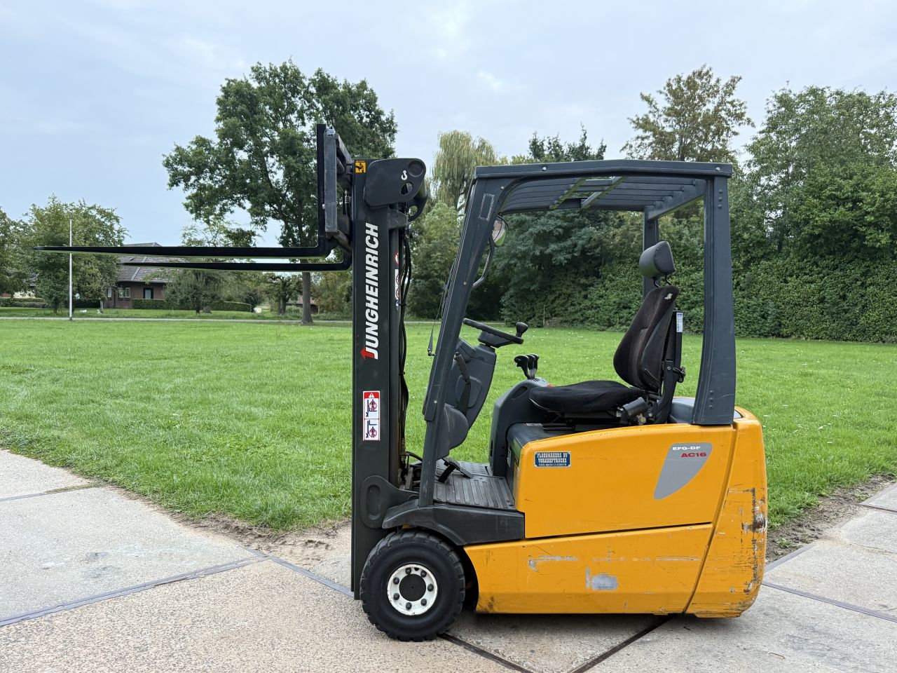 Jungheinrich 1600KG 3-delige mast Sideshift accu 2023 !!