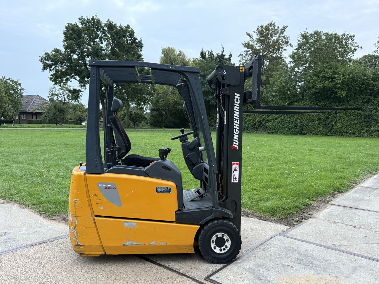Jungheinrich 1600KG 3-delige mast Sideshift accu 2023 !!