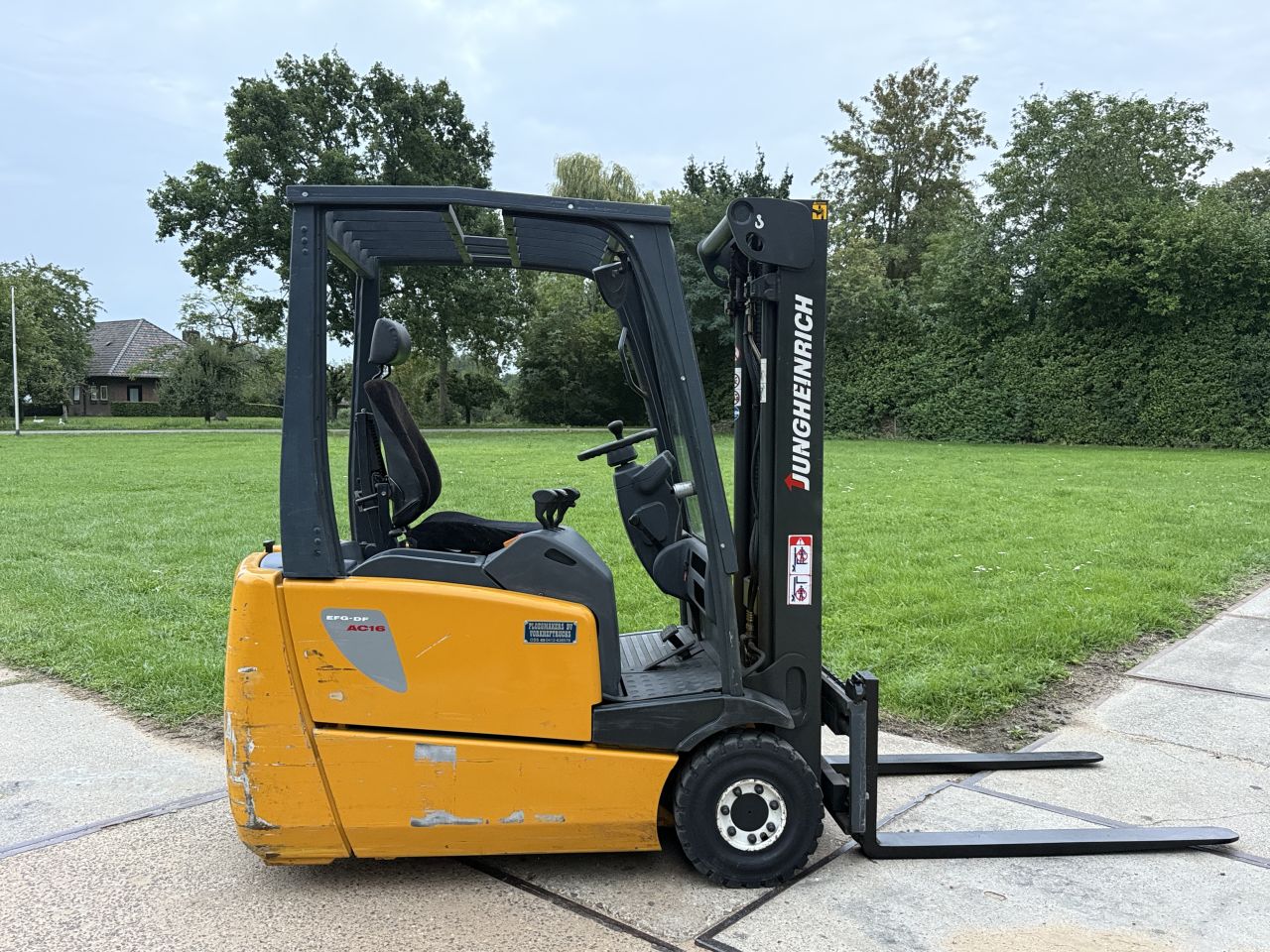 Jungheinrich 1600KG 3-delige mast Sideshift accu 2023 !!